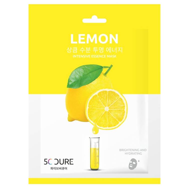 5C Cure Lemon Intensive Essence Mask Brightening and Hydrating (Made in Korea)
