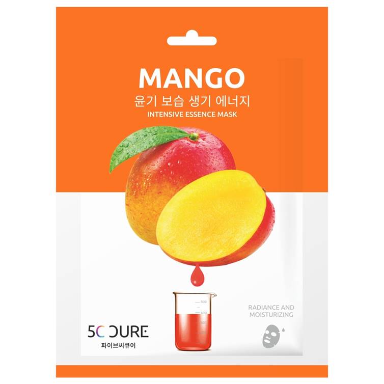 5C Cure Mango Intensive Essence Mask Radiance and Moisturizing (Made in Korea)